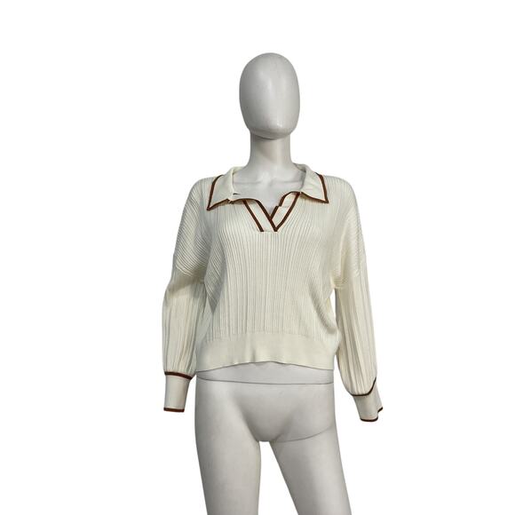 Sancia 'Teofila' White Viscose Top Size S - Picture 2 of 5